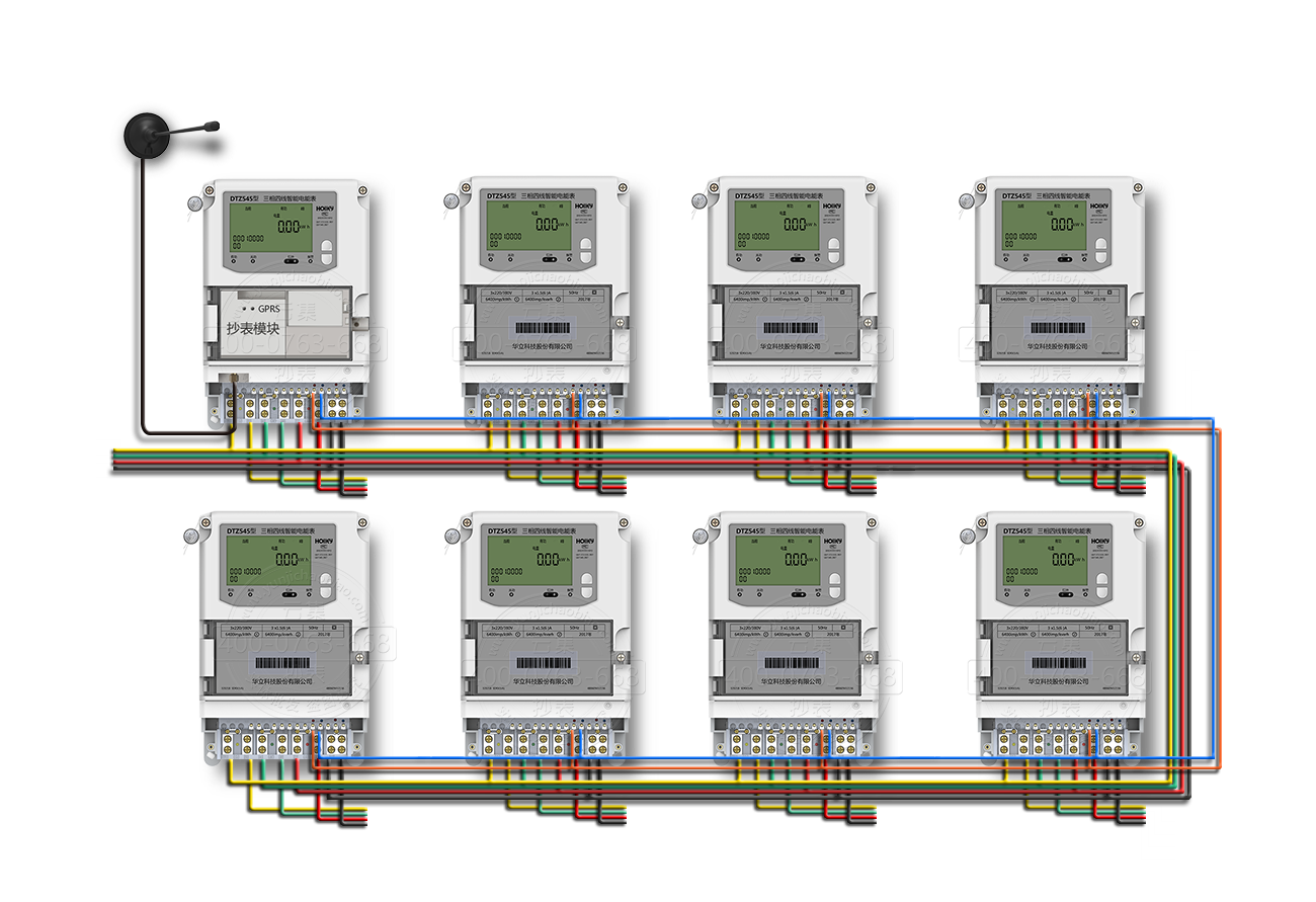 接線圖—集中器模組內置版